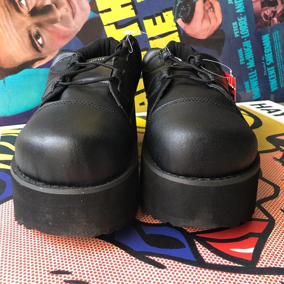 BNIB Black 2” platforms, size 8&9US WOMENS - Picture 3 of 4